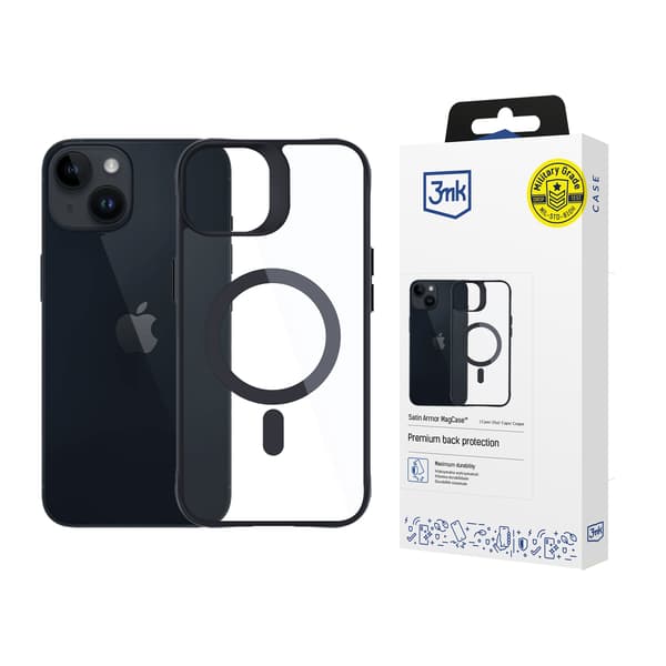 APPLE IPHONE 13/14 - 3MK SATIN ARMOR MAGCASE