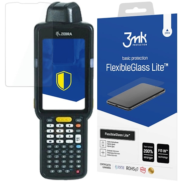 3MK FLEXIBLEGLASS LITE HYBRIDGLAS PÅ ZEBRA MC330M