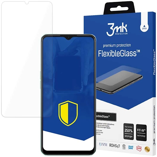 3MK FLEXIBLEGLASS HYBRIDGLAS TIL OPPO A57 4G / A57 5G / A57E / A57S