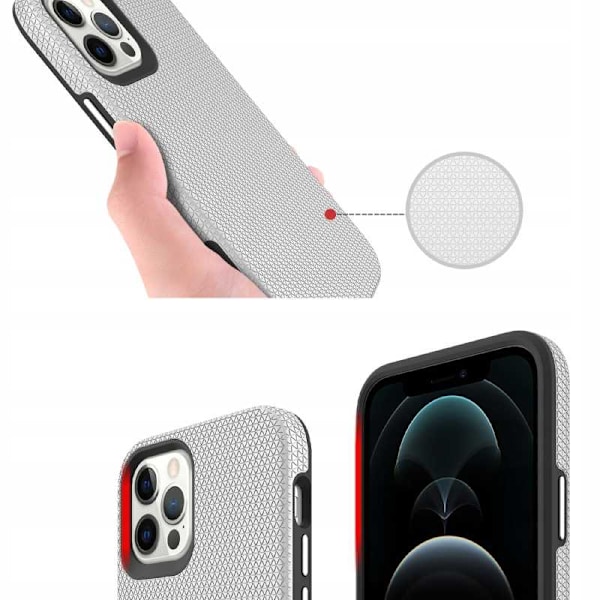 Spacecase Case Cover För Iphone 12 12 Pro Silver Sc Core