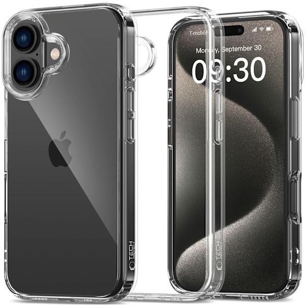 TECH-PROTECT FLEXAIR HYBRID IPHONE 16 CLEAR