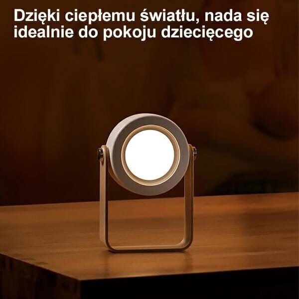 USAMS multifunktionell LED-nattlampa vit/vit ZB249YH01 (US-ZB249)