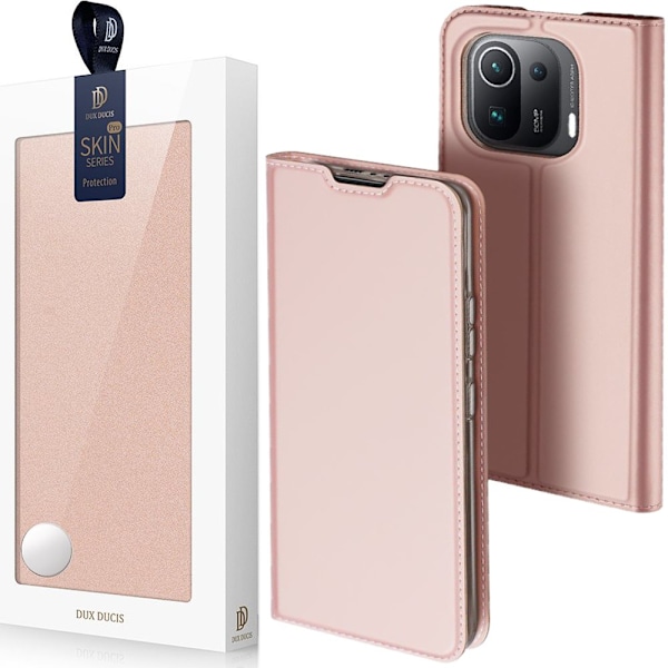 DUX DUCIS Skin Pro-deksel med klaff Xiaomi Mi 11 Pro rosa