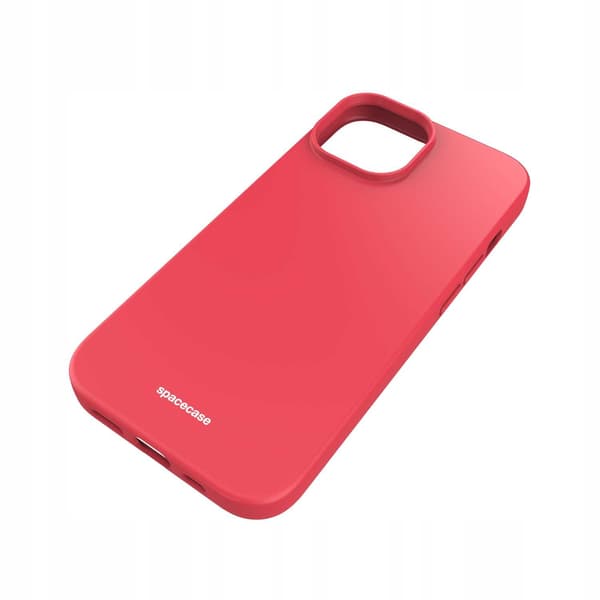 Spacecase Silikonfodral Till Iphone 15 Röd