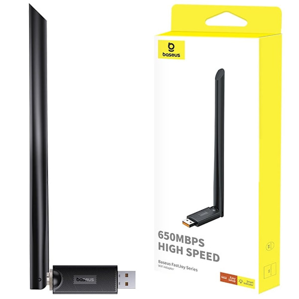 Baseus BS-OH173 650 Mb/s 5 GHz USB Nettverkskort - Svart