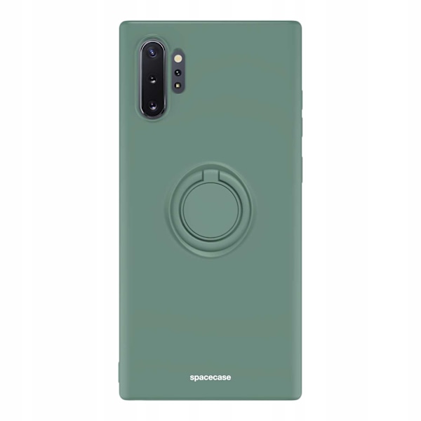 Spacecase Silikon Ringfodral För Samsung Galaxy Note 10+ Green