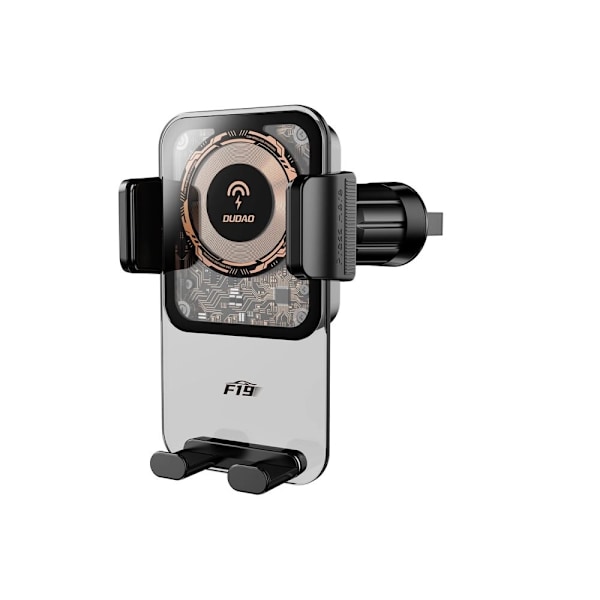 Dudao F19 bilfeste med 15 W induktiv lader - svart