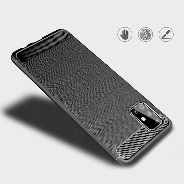 Spacecase Kolhäll För Samsung Galaxy A51 Svart