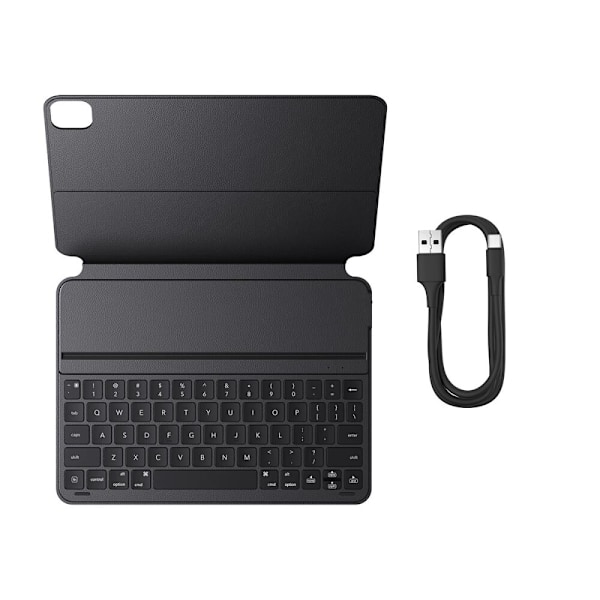 Baseus Brilliance Series Keyboard Case for iPad Pro 12.9 (2022/2021/2020/2019) + USB-C-kabel - Svart