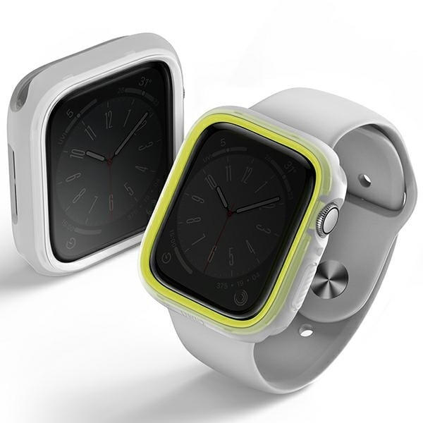 UNIQ fodral Moduo Apple Watch Series 4/5/6/7/8/9/SE/SE2 44/45 mm lime-vit/lime-vit