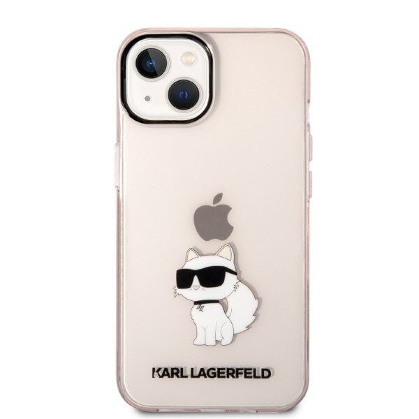 KARL LAGERFELD IKONIK CHOUPETTE ETUI TIL IPHONE 14 PLUS - PINK