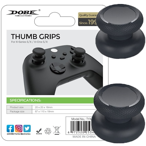 DOBE XBOX CONTROLLER STICK COVER SORT (TYX-0649)