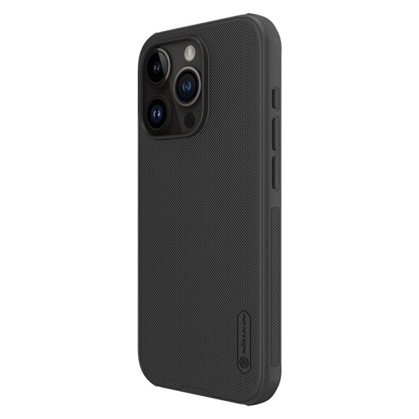 Nillkin Super Frosted Shield Pro magnetisk deksel til iPhone 15 Pro Max - svart