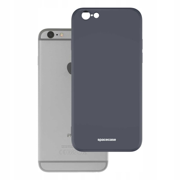 Spacecase Silikonfodral För Iphone 6 6S Svart Skydd