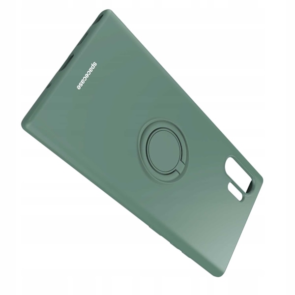 Spacecase Silikon Ringfodral För Samsung Galaxy Note 10+ Green