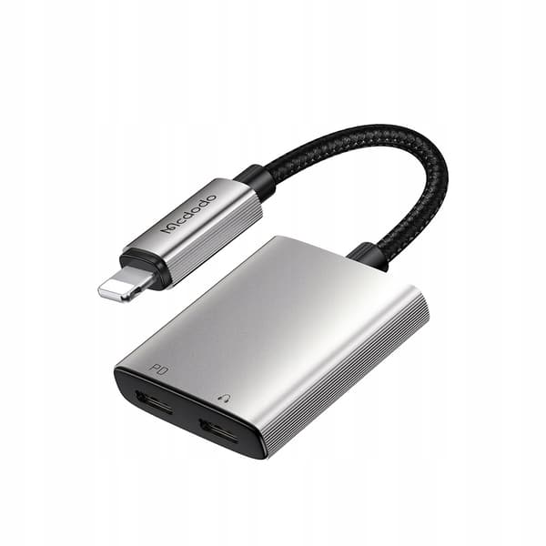 MCDODO ADAPTER 2X BLIXTKABEL FÖR IPHONE X 11 12 13 14 PRO