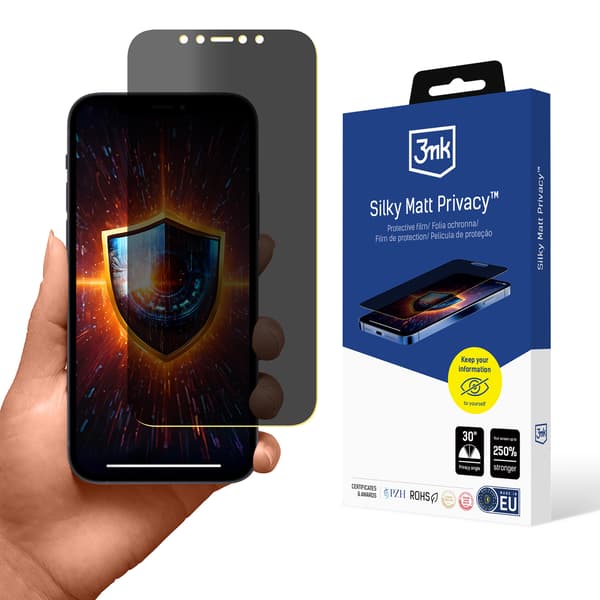 APPLE IPHONE 12/12 PRO - 3MK SILKY MATT PRIVACY