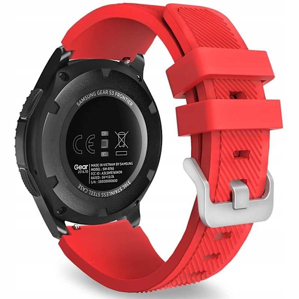Spacecase Klorrem 20Mm Rött Läder Rött För Apple Watch