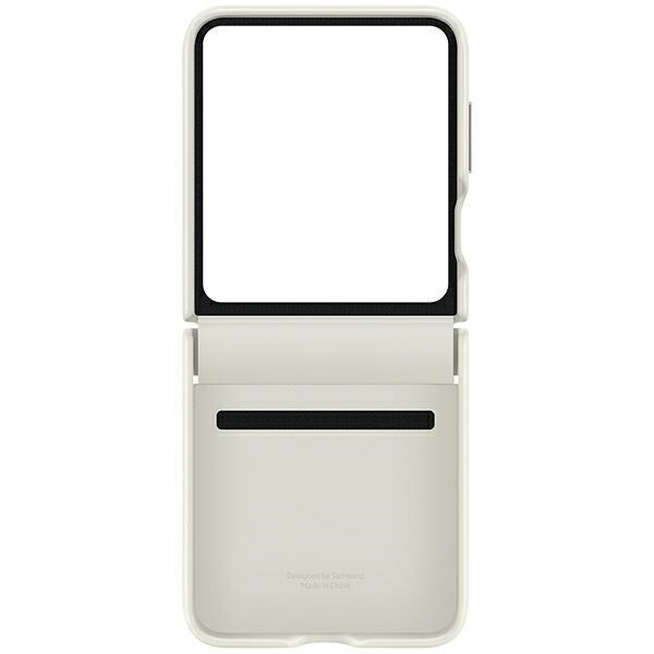 ØKO-LÆDER ETUI TIL SAMSUNG GALAXY Z FLIP 5 - CREME
