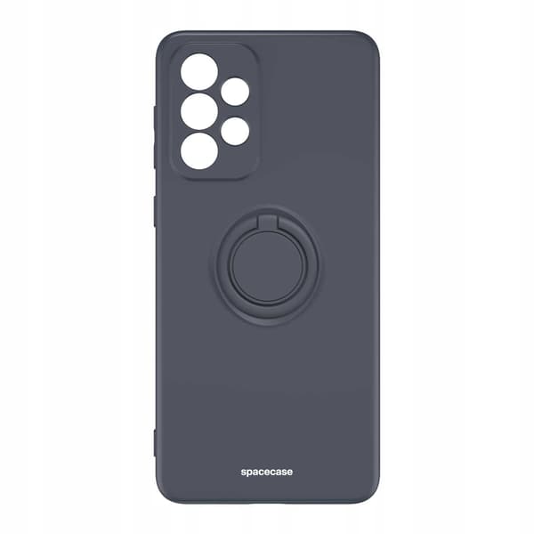 Spacecase Silikonecase Ring För Samsung Galaxy A33 5G Svart Skydd
