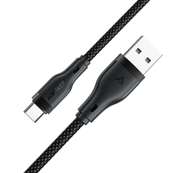 ACEFAST C8-04 USB-A / USB-C 3A KABEL - SORT