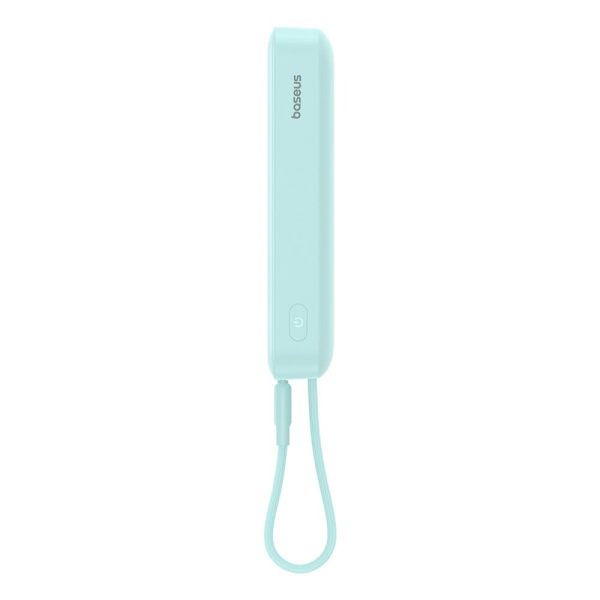 Baseus Magnetic Mini MagSafe 10000mAh 20W strømforsyning med innebygd Lightning-kabel - blå + Baseus Simple Series USB-C - USB-C 60W 0