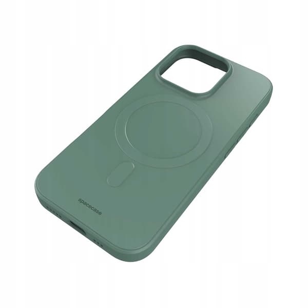 Spacecase Magnetisk Silikonfodral För Iphone 16 Pro Mörkgrön