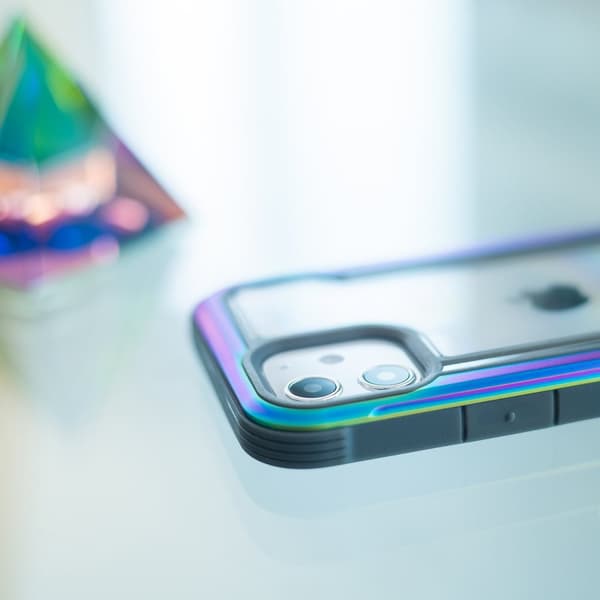 Raptic X-Doria Shield-deksel til iPhone 14 Pro Max, pansret deksel, blå