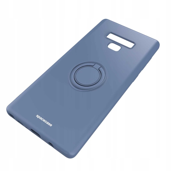 Spacecase Silikonecase Ring För Galaxy Note 9 Blåt Skydd