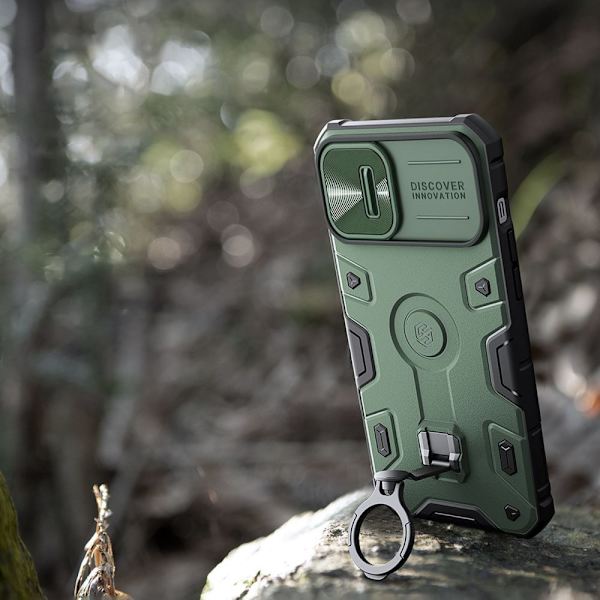 NILLKIN CASE COVER RING STATIV TIL IPHONE 14 PLUS SORT