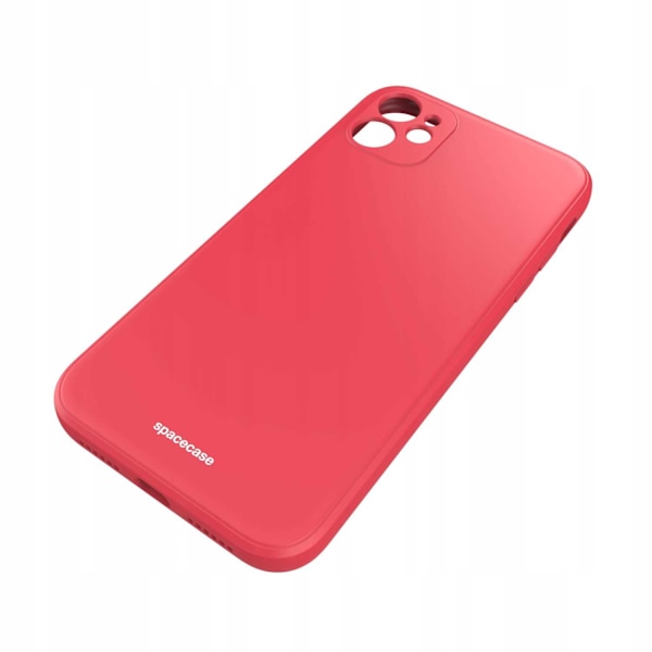 Spacecase Silikonfodral För Iphone 11 Rött Hus