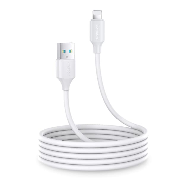 Joyroom USB-lade-/datakabel - Lightning 2,4A 2m hvit (S-UL012A9)