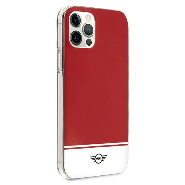 Mini MIHCP12MPCUBIRE iPhone 12/12 Pro 6.1 rød/rød hardt deksel Stripe Collection