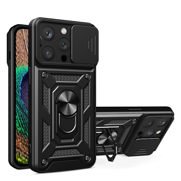 HYBRID ARMOR CASE CASE COVER COVER TIL IPHONE 15 PRO BLACK