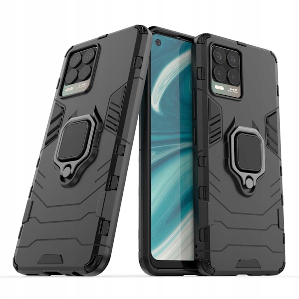 Spacecase Case Cover För Realme 8 8 Pro Phone Svart