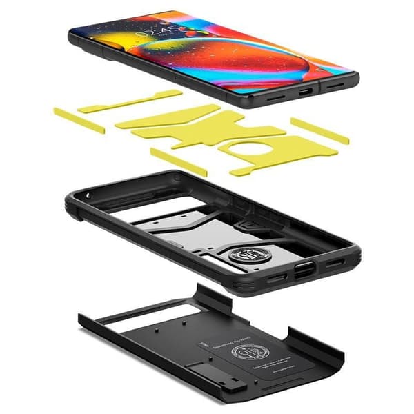 SPIGEN TØFF ARMOR GOOGLE PIXEL 7 PRO SVART