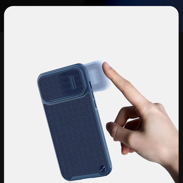 NILLKIN CASE CASE COVER COVER TIL IPHONE 14 PRO BLUE