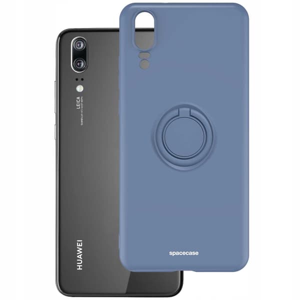 Spacecase Silikonskydd För Huawei P20 Blå