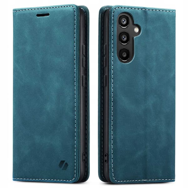 Spacecase Case Cover Till Samsung Galaxy A34 5G Blue Walet