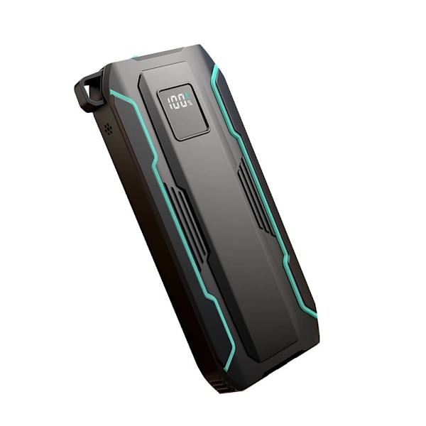 Joyroom JR-L017 22,5 W 10 000 mAh Powerbank med innebygd USB-C / Lightning-kabel - Svart