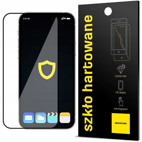 Spacecase 5D Härdat Glas För Iphone 15 Pro Frontfolie