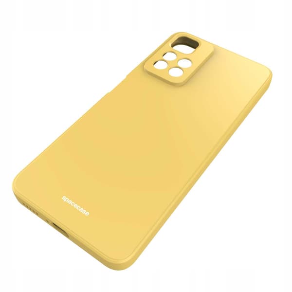 Spacecase Silikonfodral För Xiaomi Redmi Note 11 Pro+ Yellow