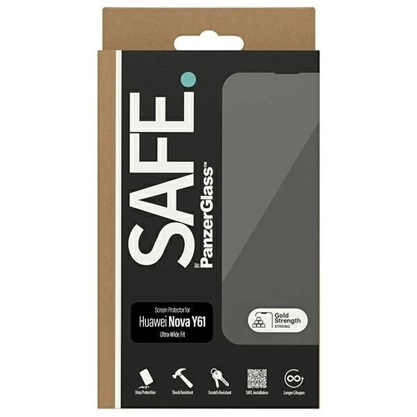 SAFE BY PANZERGLASS ULTRA-WIDE FIT HÆRDET GLAS PÅ HUAWEI NOVA Y61