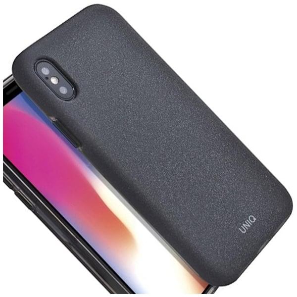 UNIQ LITHOS ETUI TIL IPHONE XS MAX - SORT