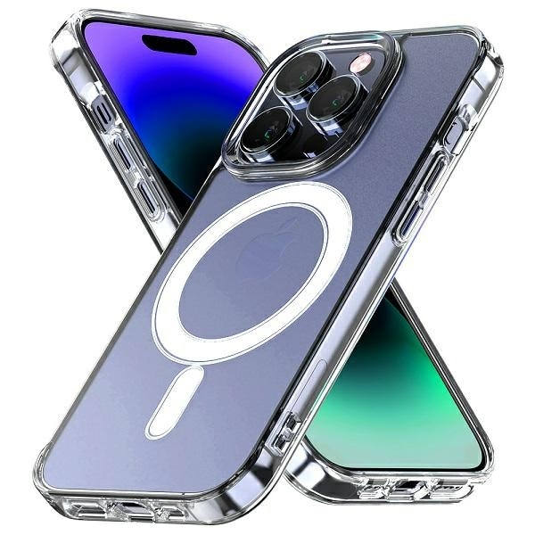 Mercury MagSafe Jelhard-fodral för iPhone 14 Pro Max 6,7" transparent