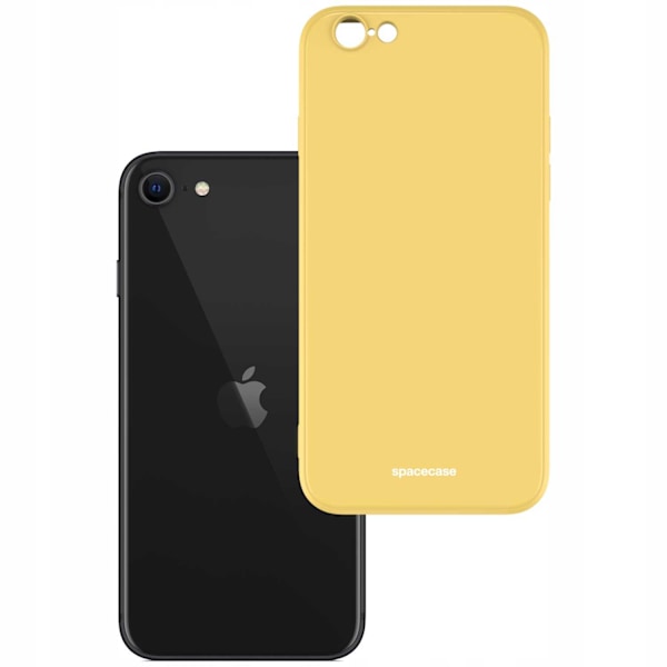Spacecase Silikonfodral För Iphone 7 8 Se Gul Skydd