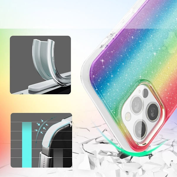 KINGXBAR CASE CASE COVER COVER TIL IPHONE 12 PRO MAX