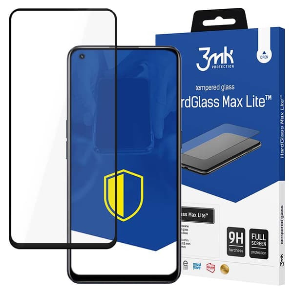 REALME 9 PRO BLACK - 3MK HARDGLASS MAX LITE
