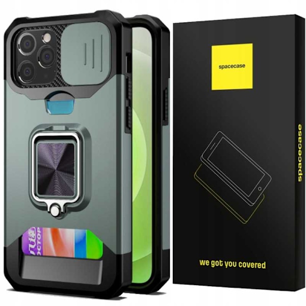 Spacecase Case Cover För Iphone 12 12 Pro Green Sc Task