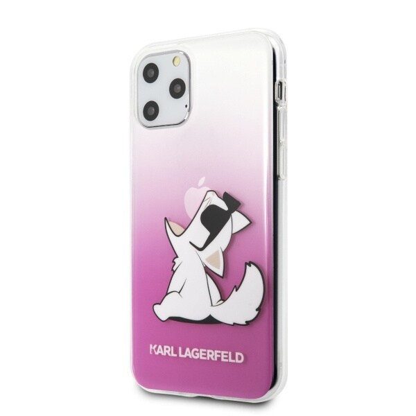 Karl Lagerfeld KLHCN58CFNRCPI iPhone 11 Pro hardt deksel rosa/rosa Choupette Fun